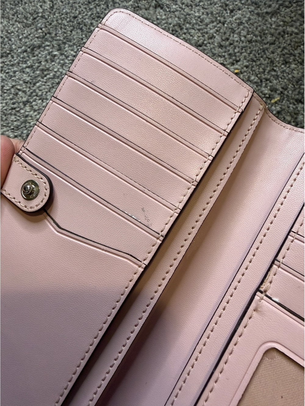 Kate Spade New York Pink Polka Dot Leather Wallet - Picture 5 of 10